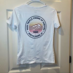 White Vans Tee